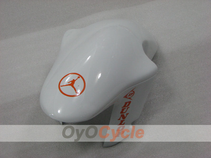 Kit de carénages à injection pour TL1000R 98-03 - Orange, blanc - Jordan #OYO87905623