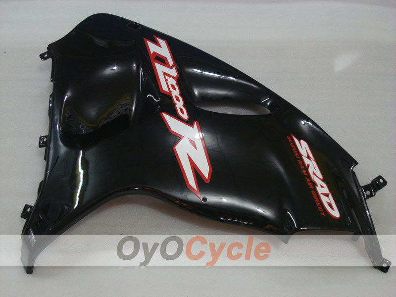 Kit de carénages à injection pour TL1000R 98-03 - Noir, argent - Style d'usine #OYO87905628