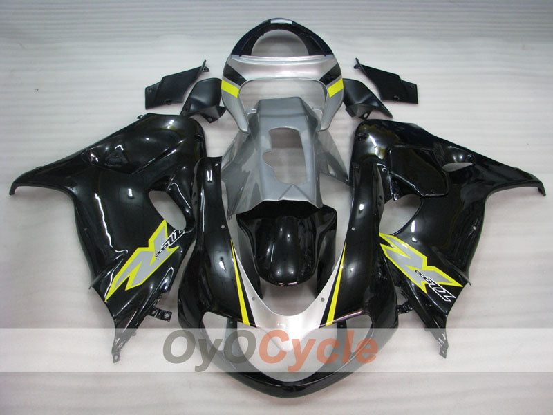 Kit de carénages à injection pour TL1000R 98-03 - Noir, argent - Style d'usine #OYO87905629