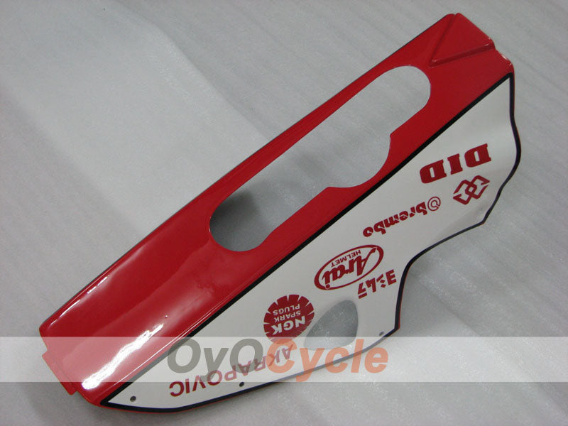 Kit de carénage injecté pour TL1000R 98-03 - Rouge, blanc - Jordan #OYO87905633