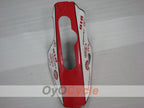 Kit de carénage injecté pour TL1000R 98-03 - Rouge, blanc - Jordan #OYO87905633