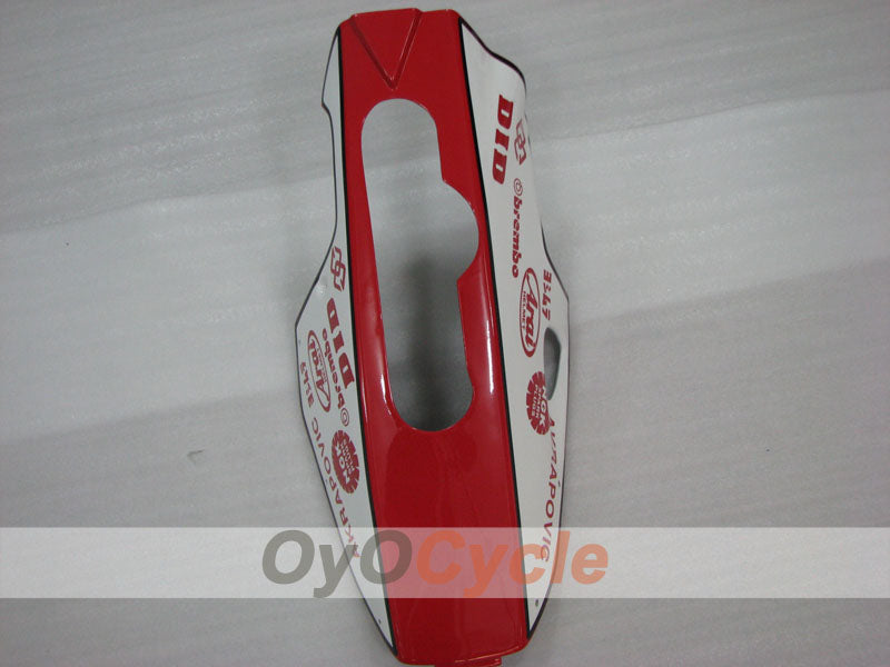 Kit de carénage injecté pour TL1000R 98-03 - Rouge, blanc - Jordan #OYO87905633