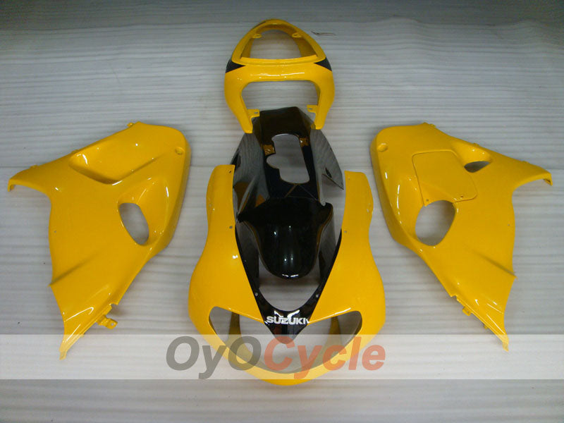 Kit de carénage injecté pour TL1000R 98-03 - Jaune, noir - Style d'origine #OYO87905639