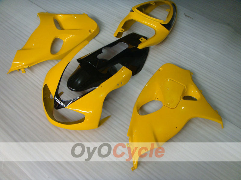 Kit de carénage injecté pour TL1000R 98-03 - Jaune, noir - Style d'origine #OYO87905639