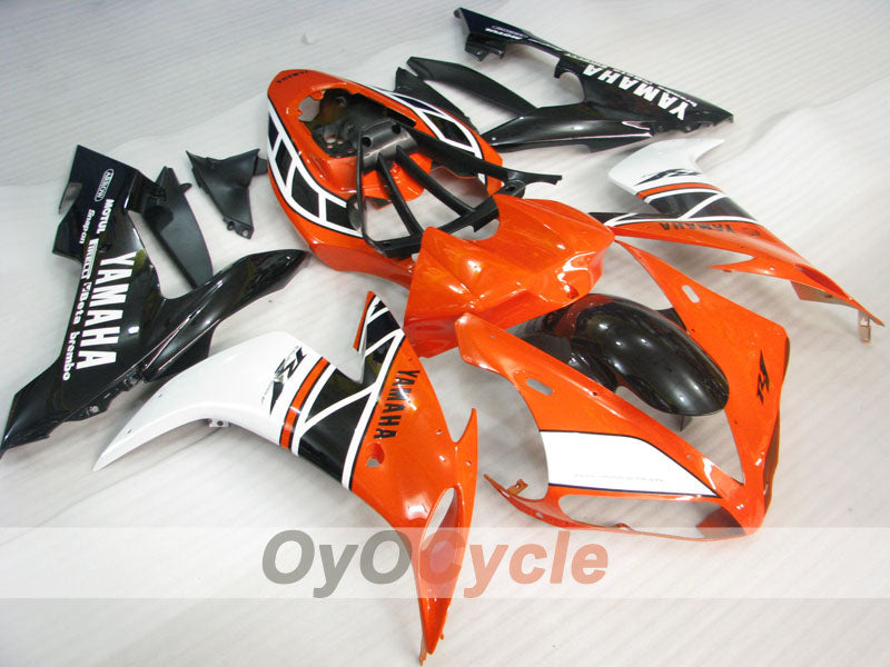 Kit de carénage injecté pour YZF-R1 04-06 - Orange, blanc, noir - MOTUL #OYO87905641