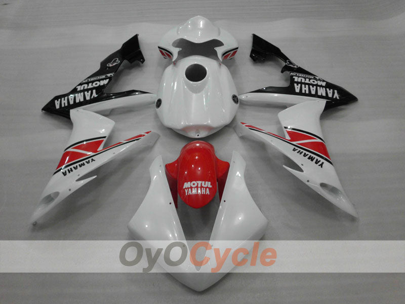 Kit de carénages à injection pour YZF-R1 04-06 - Orange, blanc, noir - MOTUL #OYO87905646