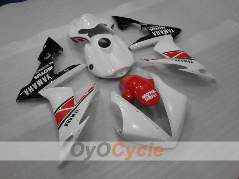 Kit de carénages à injection pour YZF-R1 04-06 - Orange, blanc, noir - MOTUL #OYO87905646
