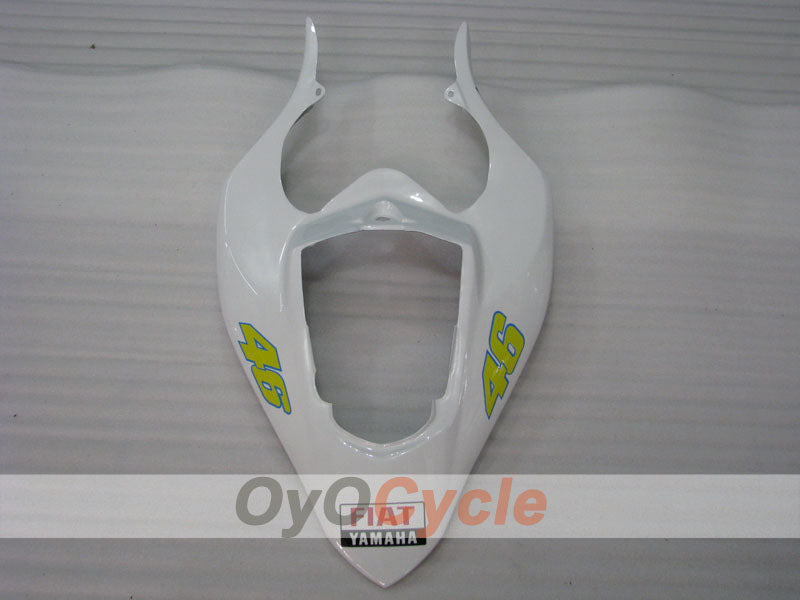 Kit de carénages à injection pour YZF-R1 04-06 - Blanc, noir - FIAT #OYO87905647