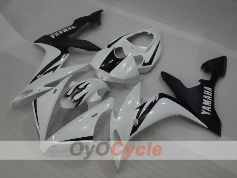 Kit de carénages à injection pour YZF-R1 04-06 - Blanc, noir - Style d'usine #OYO87905648