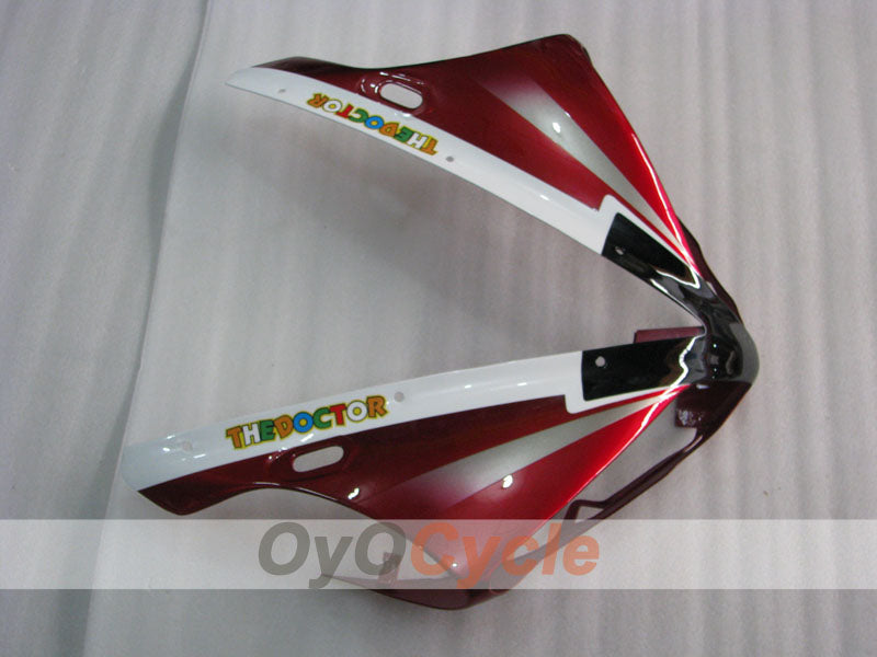 Kit de carénages à injection pour YZF-R1 04-06 - Rouge, blanc - FIAT #OYO87905651