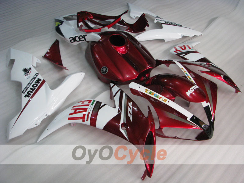 Kit de carénages à injection pour YZF-R1 04-06 - Rouge, blanc - FIAT #OYO87905651 Image principale du produit