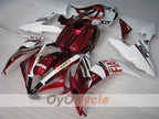 Kit de carénages à injection pour YZF-R1 04-06 - Rouge, blanc - FIAT #OYO87905651