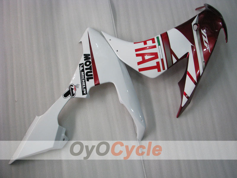 Kit de carénages à injection pour YZF-R1 04-06 - Rouge, blanc - FIAT #OYO87905651