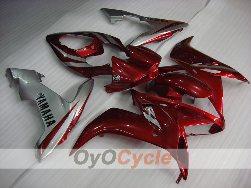 Kit de carénages à injection pour YZF-R1 04-06 - Rouge, gris - Style d'usine #OYO87905652