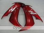 Kit de carénages à injection pour YZF-R1 04-06 - Rouge, gris - Style d'usine #OYO87905652
