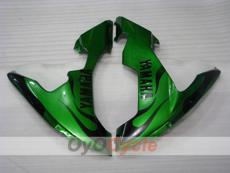 Kit de carénages à injection pour YZF-R1 04-06 - Vert, noir - Style d'usine #OYO87905653