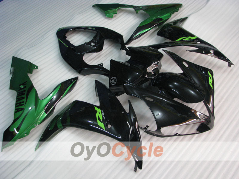 Kit de carénages à injection pour YZF-R1 04-06 - Vert, noir - Style d'usine #OYO87905653