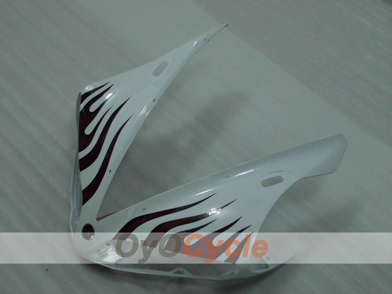 Kit de carénage à injection pour YZF-R1 04-06 - Rouge, Blanc - Personnalisé #OYO87905656