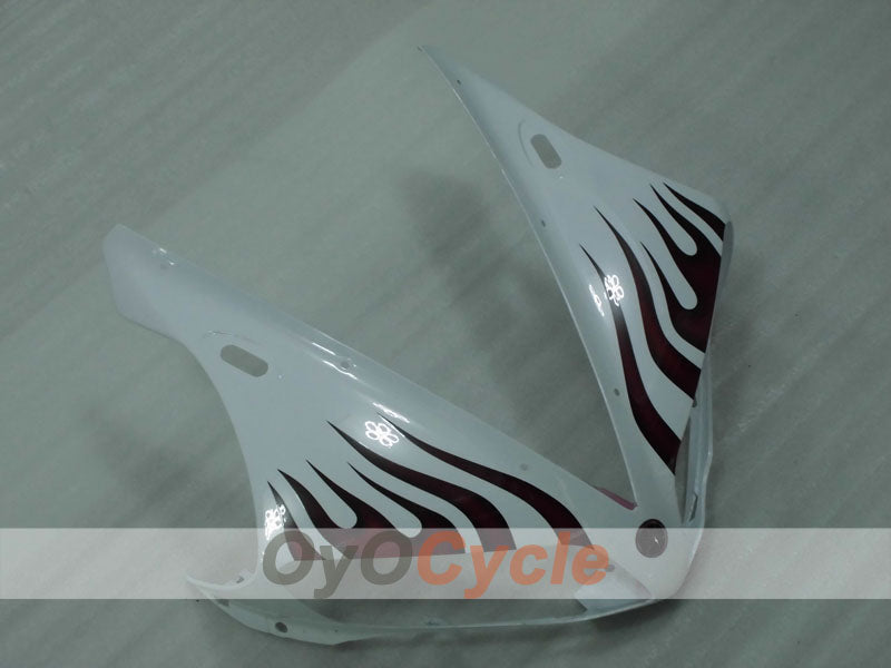 Kit de carénage à injection pour YZF-R1 04-06 - Rouge, Blanc - Personnalisé #OYO87905656