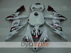 Kit de carénage à injection pour YZF-R1 04-06 - Rouge, Blanc - Personnalisé #OYO87905656