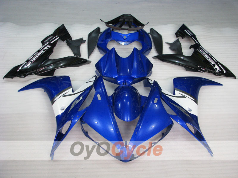 Kit de carénage à injection pour YZF-R1 04-06 - Bleu, Blanc, Noir - MOTUL #OYO87905659