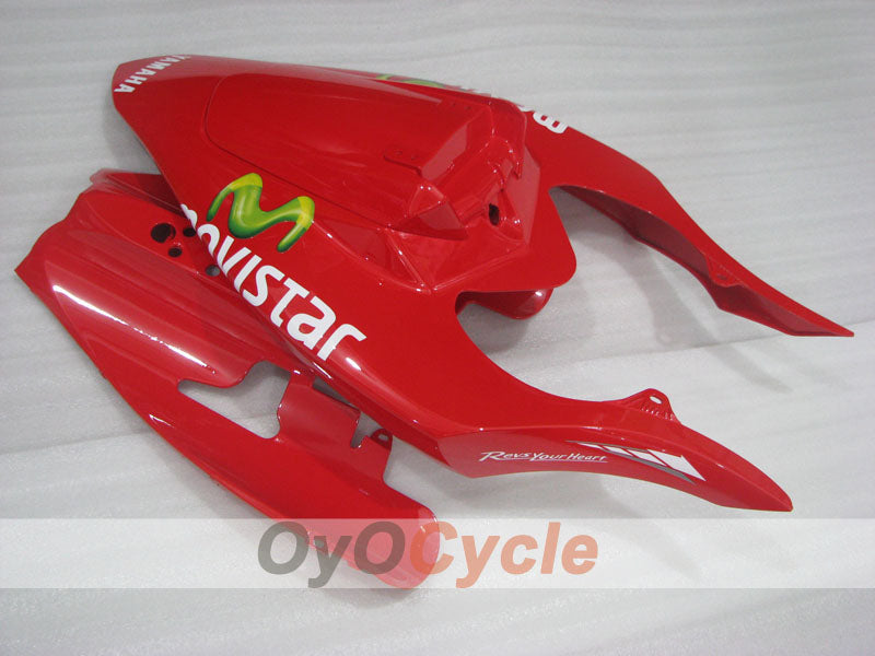 Kit de carénage à injection pour YZF-R1 04-06 - Rouge, Blanc, Noir - Monster #OYO87905661