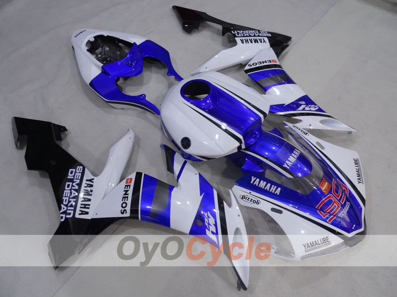 Kit de carénage à injection pour YZF-R1 04-06 - Bleu, Blanc, Noir - ENEOS #OYO87905662