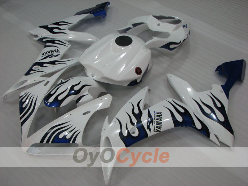 Kit de carénage à injection pour YZF-R1 04-06 - Bleu, Blanc - Personnalisé #OYO87905663