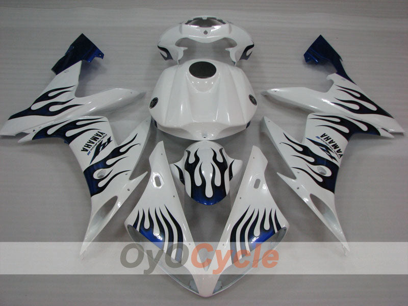 Kit de carénage à injection pour YZF-R1 04-06 - Bleu, Blanc - Personnalisé #OYO87905663