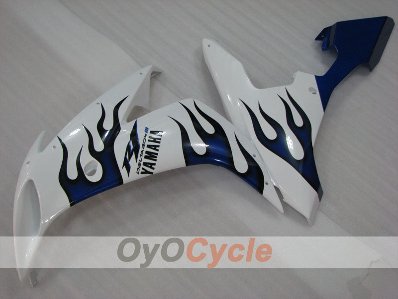 Kit de carénage à injection pour YZF-R1 04-06 - Bleu, Blanc - Personnalisé #OYO87905663
