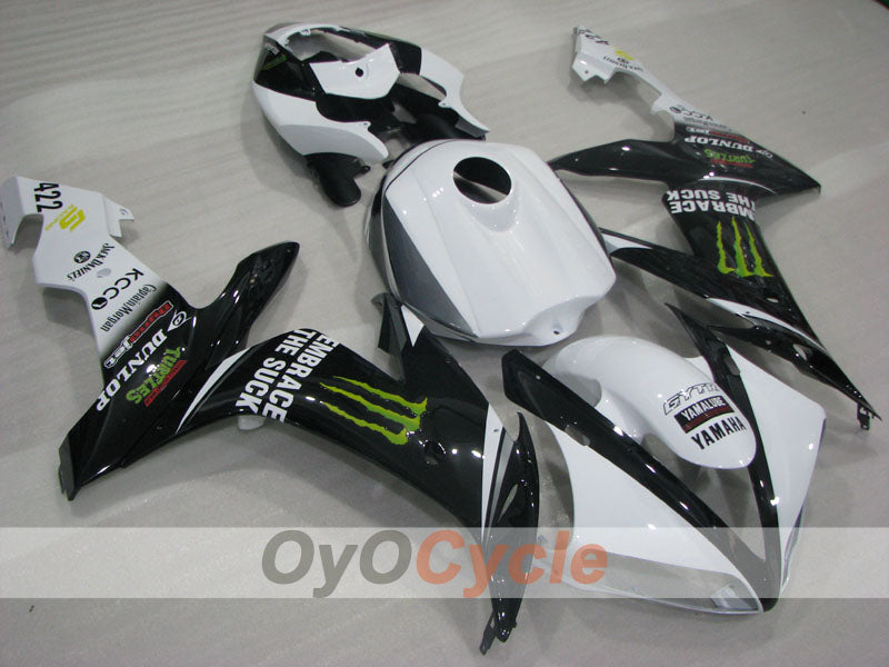 Kit de carénage à injection pour YZF-R1 04-06 - Blanc, Noir - Monster #OYO87905665 Image principale du produit