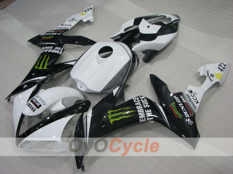 Kit de carénage à injection pour YZF-R1 04-06 - Blanc, Noir - Monster #OYO87905665 Image secondaire du produit