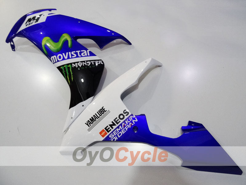 Kit de carénage à injection pour YZF-R1 04-06 - Bleu, blanc, noir - Monster #OYO87905670