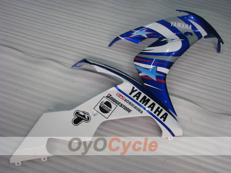 Kit de carénage à injection pour YZF-R1 04-06 - Bleu, blanc - FIAT, MOTUL #OYO87905671