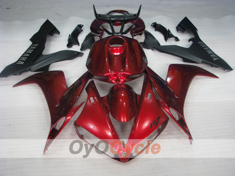 Kit de carénage à injection pour YZF-R1 04-06 - Rouge, noir, mat - Style d’origine #OYO87905673