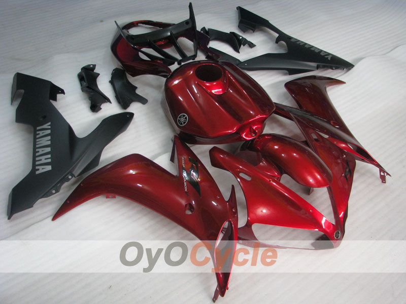 Kit de carénage à injection pour YZF-R1 04-06 - Rouge, noir, mat - Style d’origine #OYO87905673