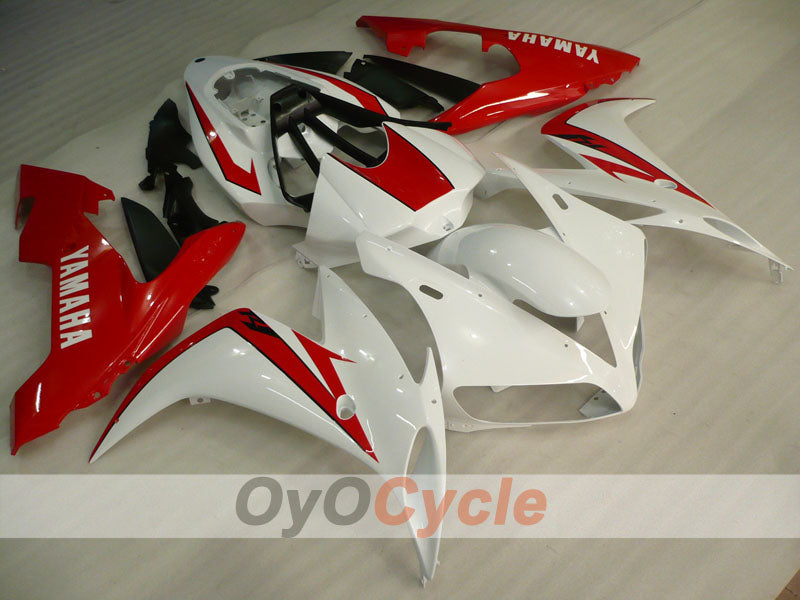 Kit de carénage à injection pour YZF-R1 04-06 - Rouge, blanc - Style d’origine, MICHELIN #OYO87905675