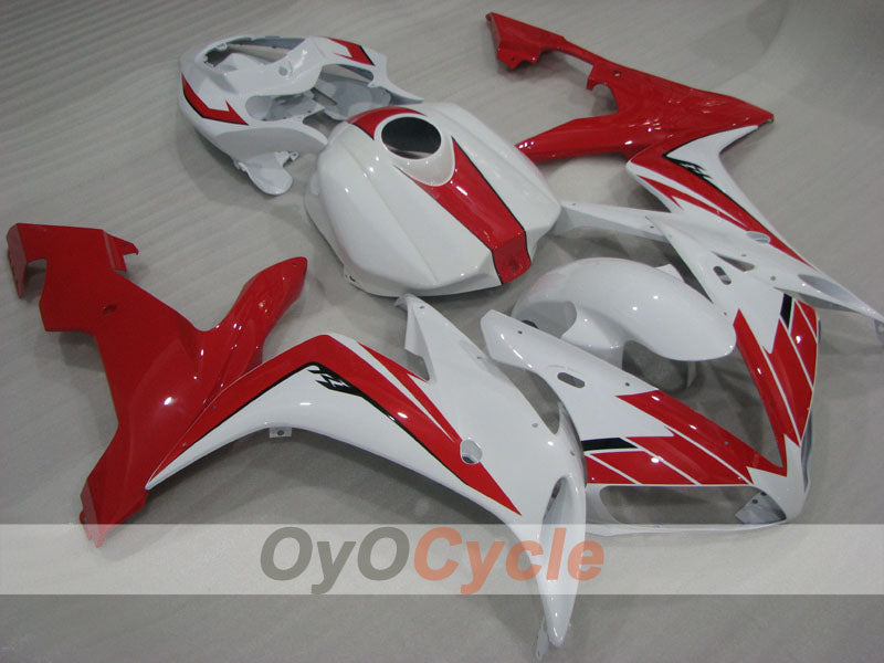 Kit de carénage à injection pour YZF-R1 04-06 - Rouge, blanc - Style d’origine, MICHELIN #OYO87905676