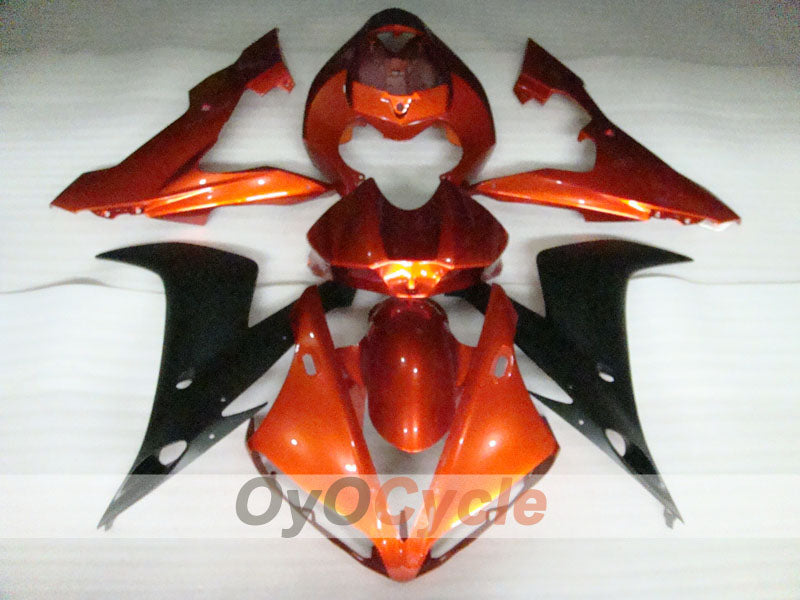Kit de carénage à injection pour YZF-R1 04-06 - Orange, noir, mat - Style d’origine #OYO87905677