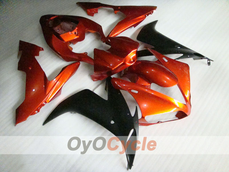 Kit de carénage à injection pour YZF-R1 04-06 - Orange, noir, mat - Style d’origine #OYO87905677