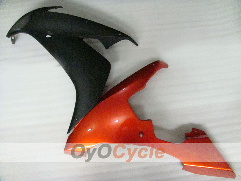 Kit de carénage à injection pour YZF-R1 04-06 - Orange, noir, mat - Style d’origine #OYO87905677