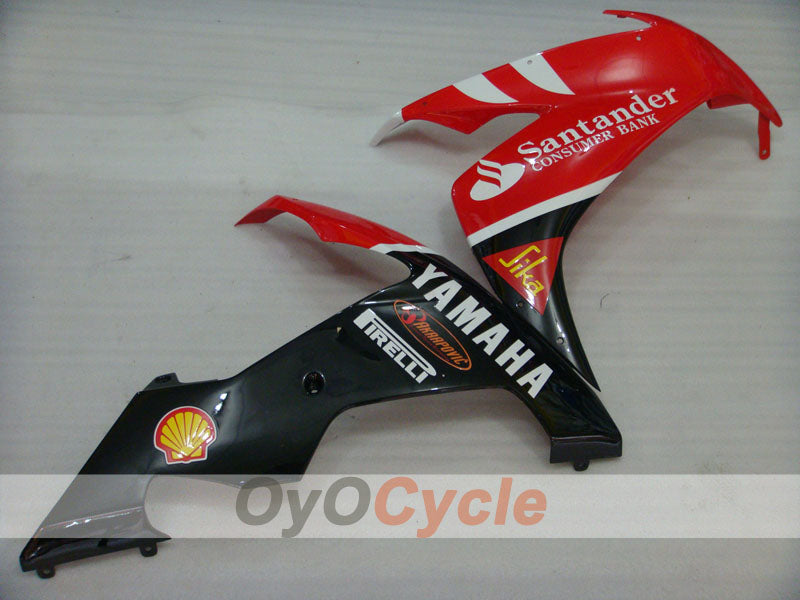 Kit de carénage injecté pour YZF-R1 04-06 - Rouge, Noir - Santander #OYO87905680