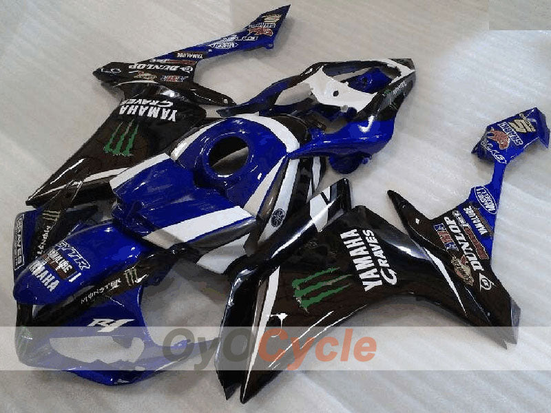 Kit de carénage injecté pour YZF-R1 07-08 - Bleu, Blanc, Noir - Monster #OYO87905681