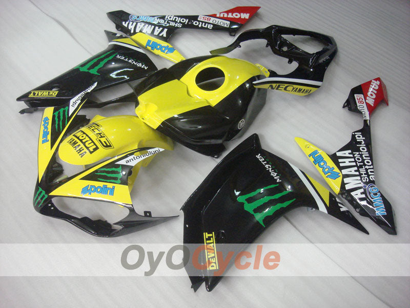 Kit de carénage injecté pour YZF-R1 07-08 - Jaune, Noir - Monster #OYO87905682 Image principale du produit