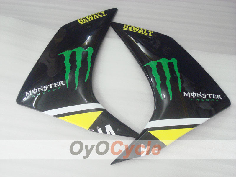 Kit de carénage injecté pour YZF-R1 07-08 - Jaune, Noir - Monster #OYO87905682
