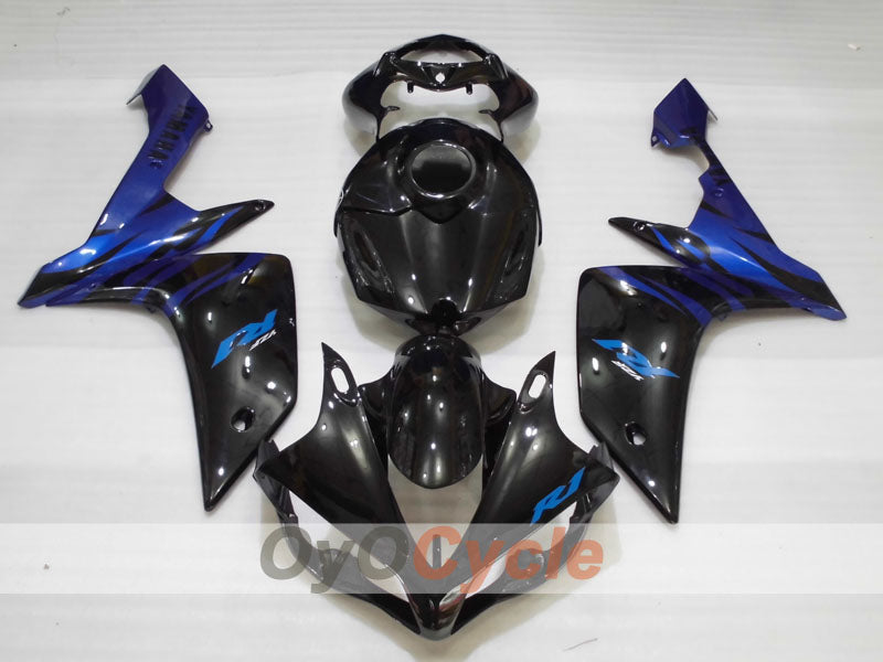 Kit de carénage injecté pour YZF-R1 07-08 - Bleu, Noir - Style usine #OYO87905683