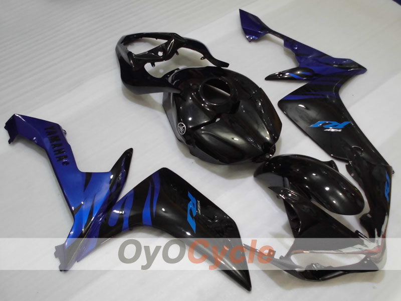 Kit de carénage injecté pour YZF-R1 07-08 - Bleu, Noir - Style usine #OYO87905683