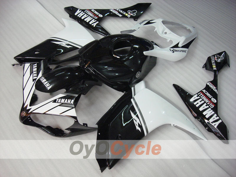Kit de carénage injecté pour YZF-R1 07-08 - Blanc, Noir - Moriwaki #OYO87905684