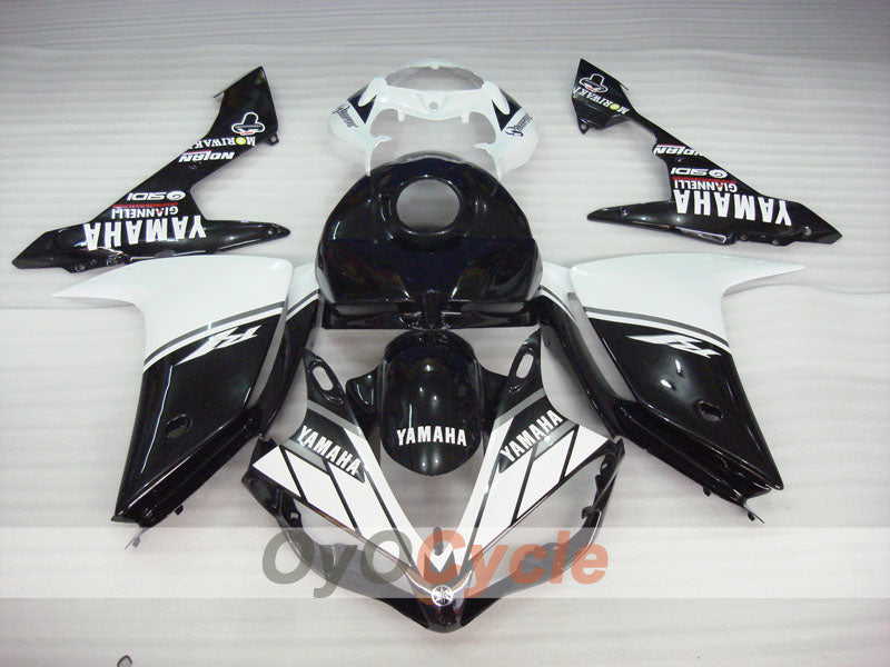 Kit de carénage injecté pour YZF-R1 07-08 - Blanc, Noir - Moriwaki #OYO87905684