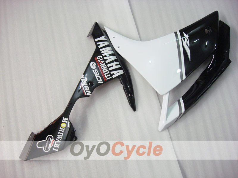 Kit de carénage injecté pour YZF-R1 07-08 - Blanc, Noir - Moriwaki #OYO87905684